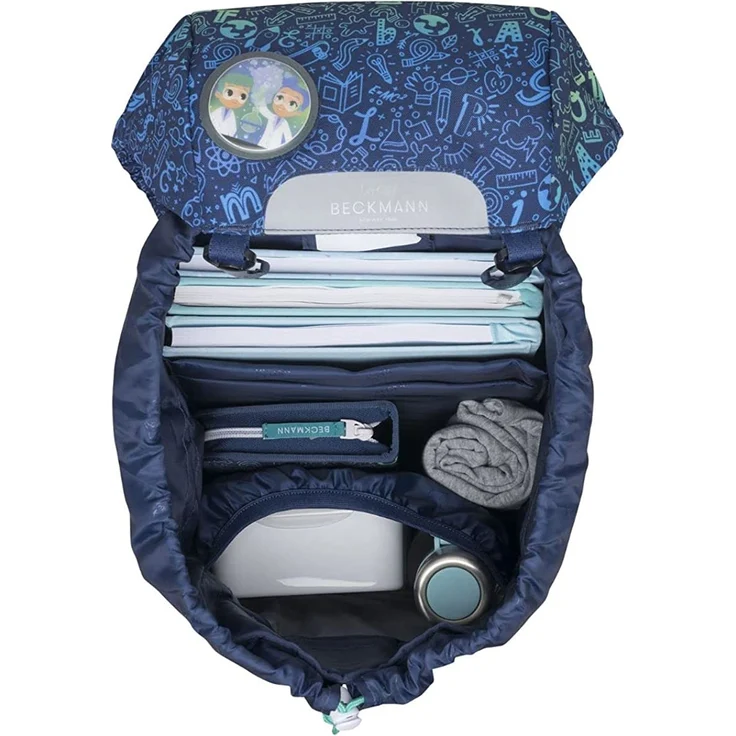 Beckmann Schulrucksack Set 6-teilig Classic Science – Bild 6