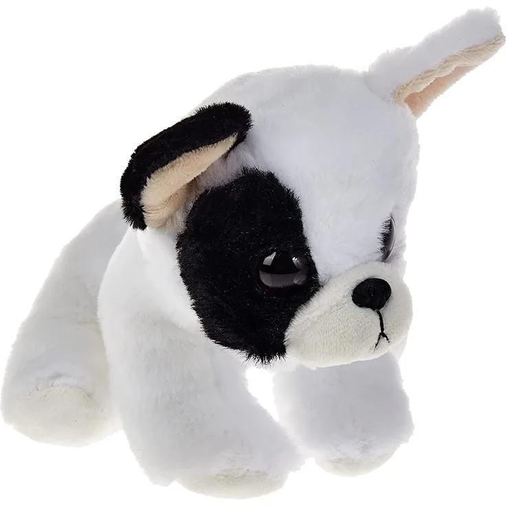 TY Marcel Dog 41203 Hund Weiss/schwarz, 15 cms high