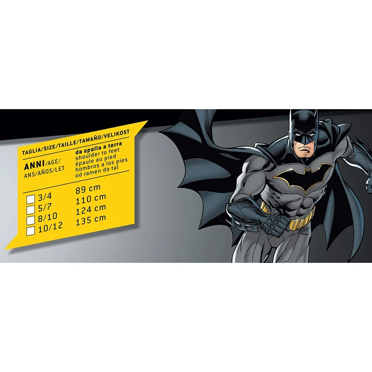 DC Comics Batmanjungenkostüm 89 cm Polyester schwarz – Bild 5