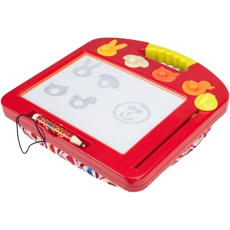 B. toys Zaubertafel Magnettafel Kinder mit Magnet Stempel, Stift und Polsterung – Magnetische Maltafel, Zaubermaltafel, Spielzeug ab 18 Monaten 6 Teile – Bild 3