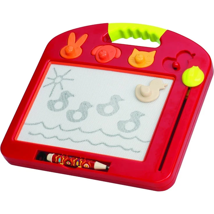 B. toys Zaubertafel Magnettafel Kinder mit Magnet Stempel, Stift und Polsterung – Magnetische Maltafel, Zaubermaltafel, Spielzeug ab 18 Monaten 6 Teile – Bild 1