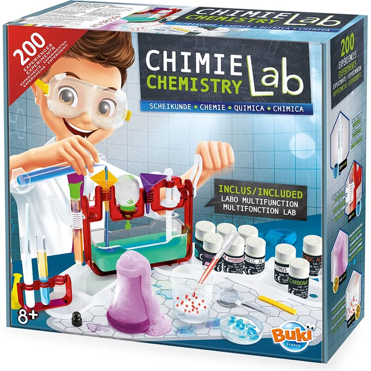 BUKI Chemie Lab - 200 Experimente Experimentierkasten – Bild 1