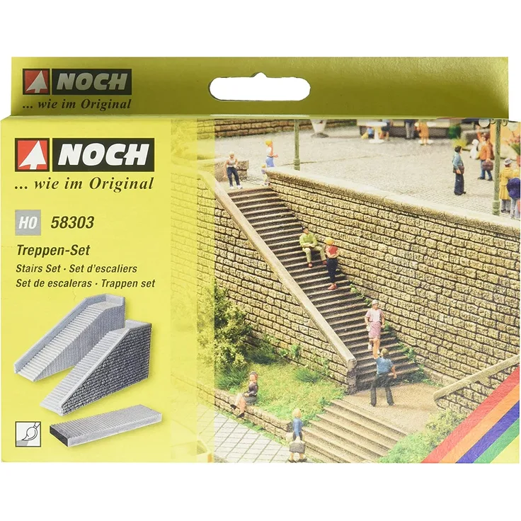 NOCH 58303 - Spielwaren, Treppen-Set