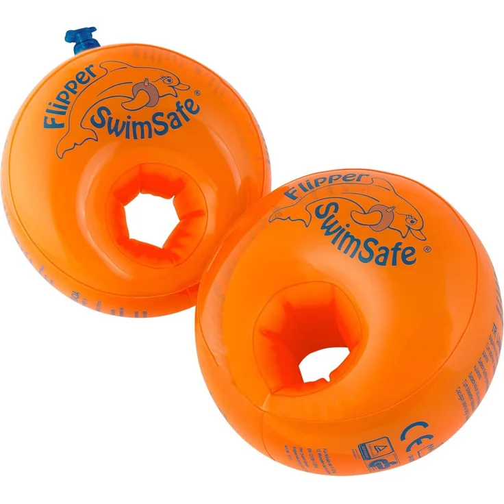 Flipper Swimsafe 77840117 - Schwimmflügel, für Kleinkinder ab 12 Monaten, mit unzerbrechlichem PE-Schaumkern, sichere Schwimmhilfe im Hallenbad, Freibad, im Pool, am Meer und See – Bild 1