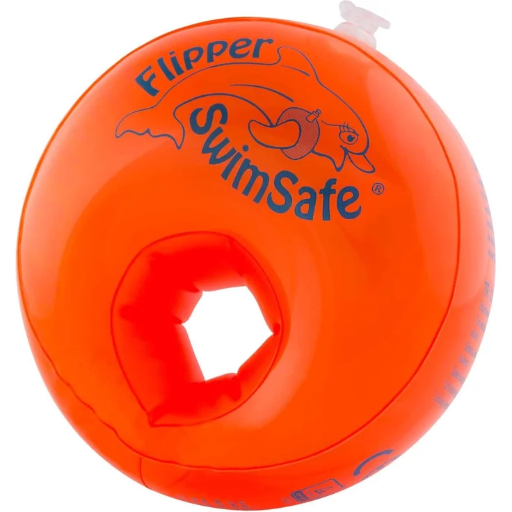 Flipper Swimsafe 77840117 - Schwimmflügel, für Kleinkinder ab 12 Monaten, mit unzerbrechlichem PE-Schaumkern, sichere Schwimmhilfe im Hallenbad, Freibad, im Pool, am Meer und See – Bild 4