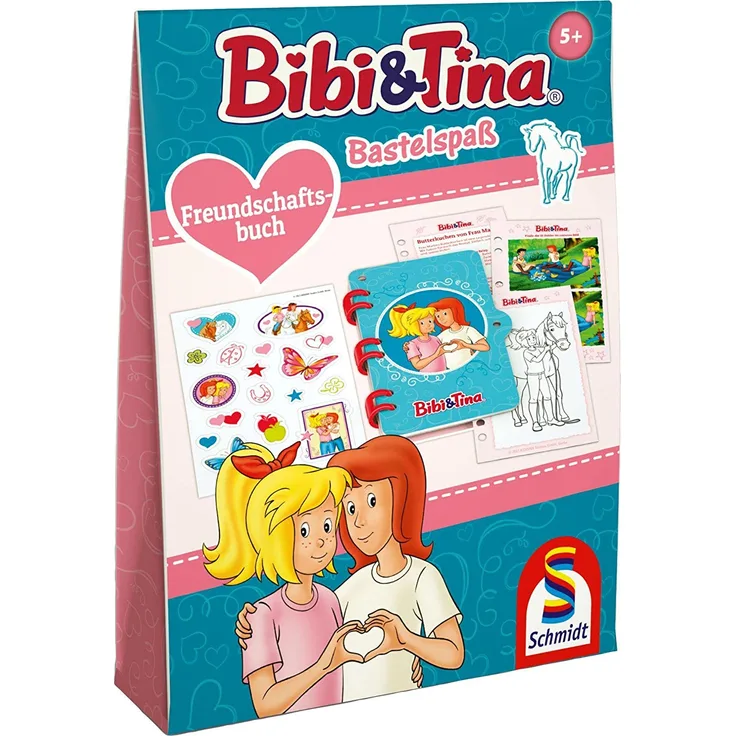 Schmidt Spiele 46144 Bibi & Tina, Bastelspaß, Freundschaftsbuch