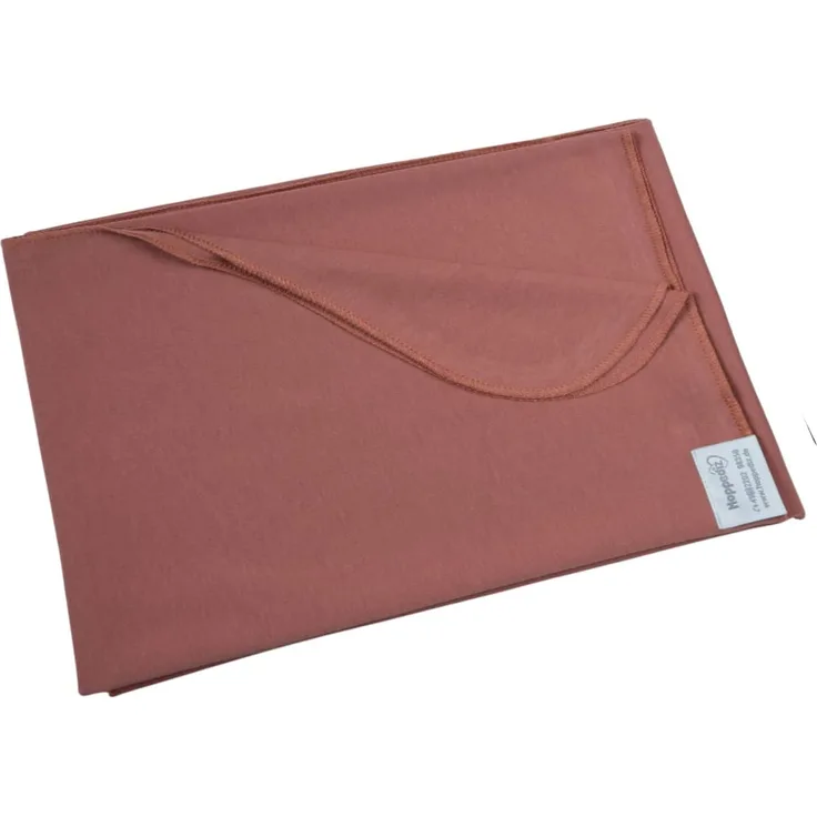 HOPPEDIZ Pucktuch, Einschlagdecke, Babydecke, Schmusetuch, Kuscheldecke, 100 % Baumwolle, elastisch und anschmiegsam, ideal zum Pucken für Neugeborene, Kupfer - Preisvergleich