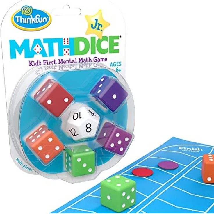 ThinkFun mathematisches Junior-Würfelspiel.