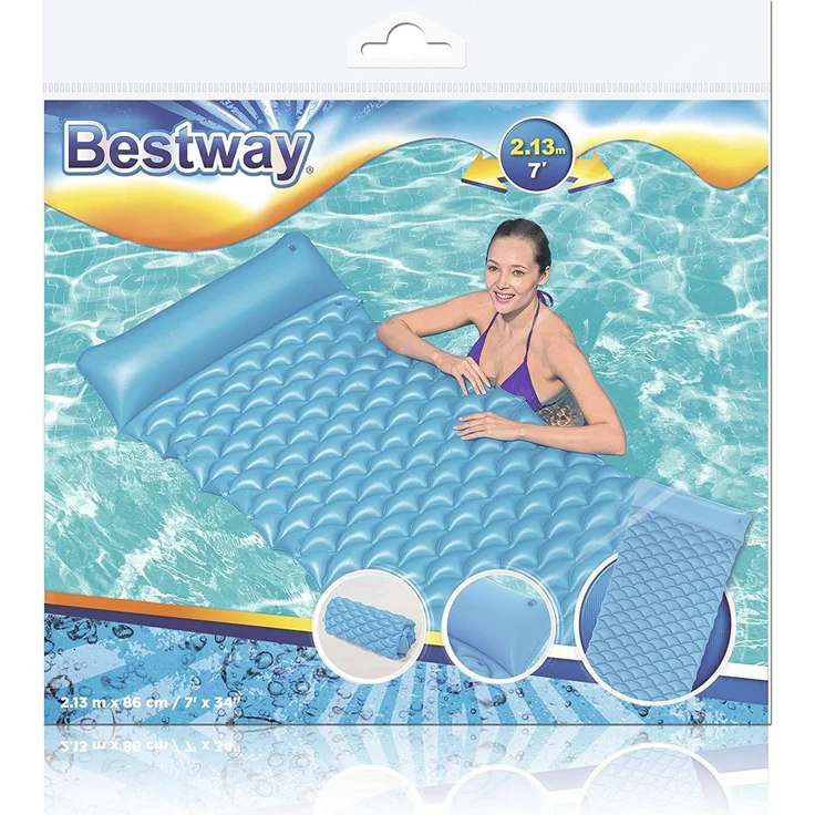 Bestway 44020 Grün Pink Gelb Schwimmende Matratze Vinyl 90 kg 770 mm 159 cm – Bild 5