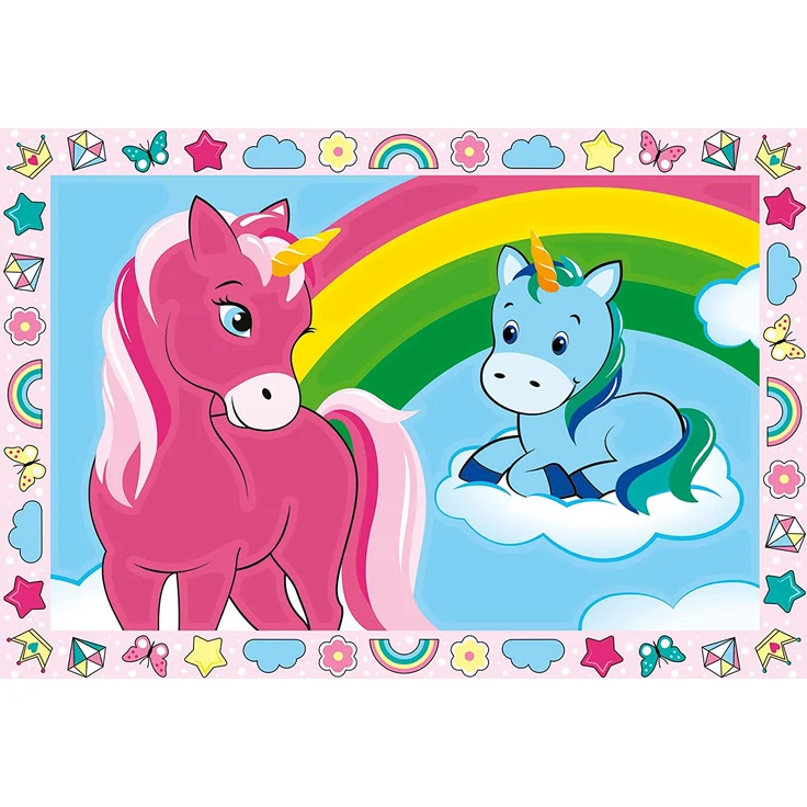 Ravensburger Malen nach Zahlen Junior Zauberhafte Einhörner – Bild 2