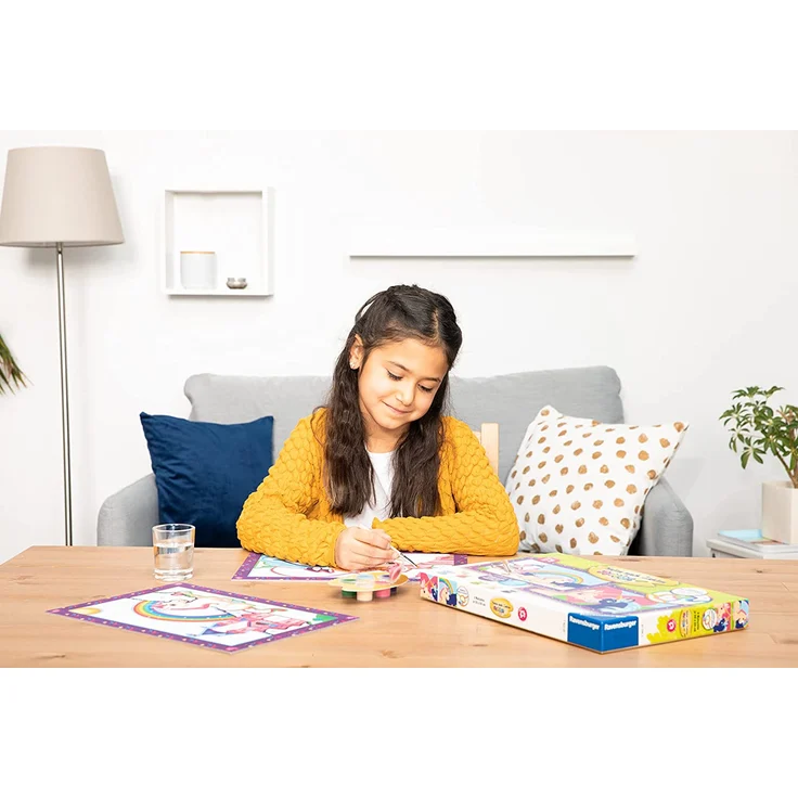 Ravensburger Malen nach Zahlen Junior Zauberhafte Einhörner – Bild 4