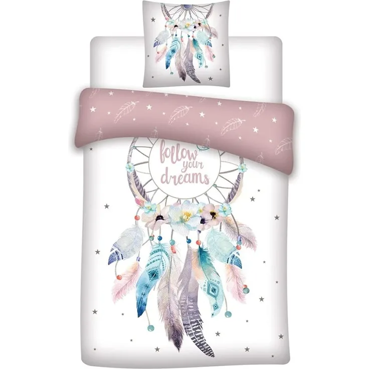 bettbezug dreamcatcher junior 140 x 200 cm Baumwolle wei