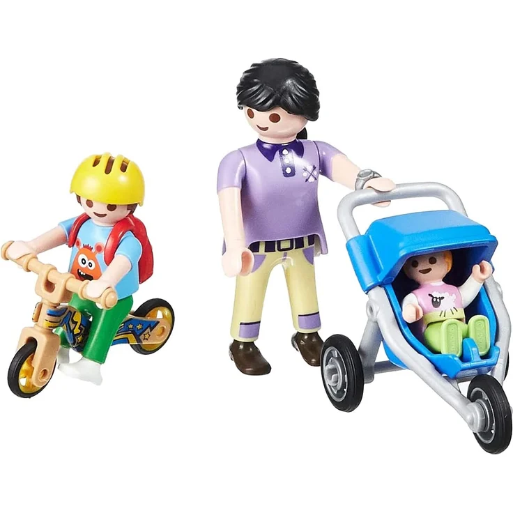 Playmobil 70284 - City Life - Mama mit Kindern – Bild 3
