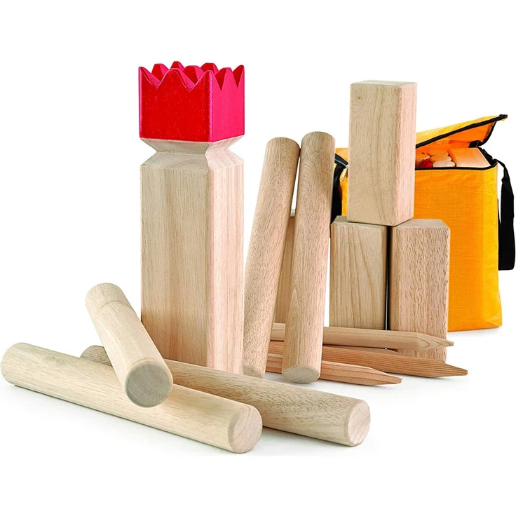 Wikinger Schach Classic, Gummibaumholz | Carromco – Bild 1