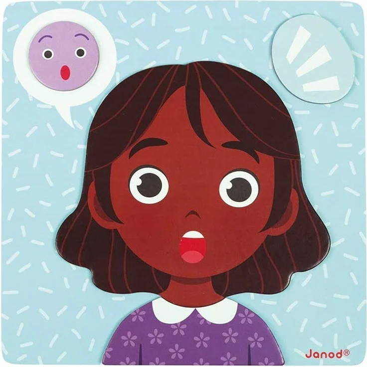Janod - Magnetisches Spiel „Emotionen“ - Lernspiel Babys und Kleinkinder - Ab 2 Jahren, J08038 – Bild 13