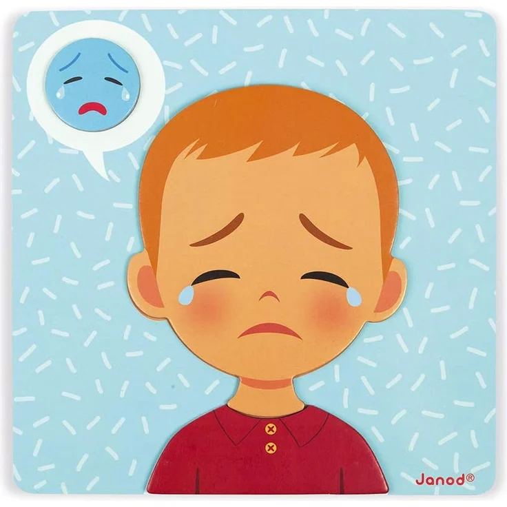 Janod - Magnetisches Spiel „Emotionen“ - Lernspiel Babys und Kleinkinder - Ab 2 Jahren, J08038 – Bild 16