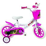 Mascha und der Bär Fahrrad Kinder 25 cm weiß - weiß