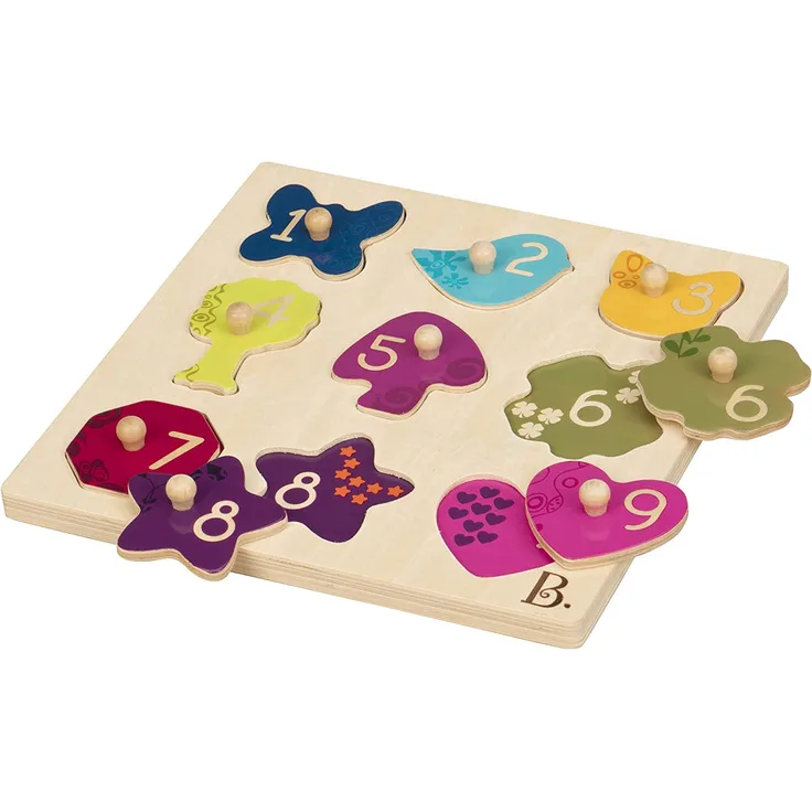 B. Basic Shape Puzzle - Holz- Steck-Puzzle für die Kleinsten