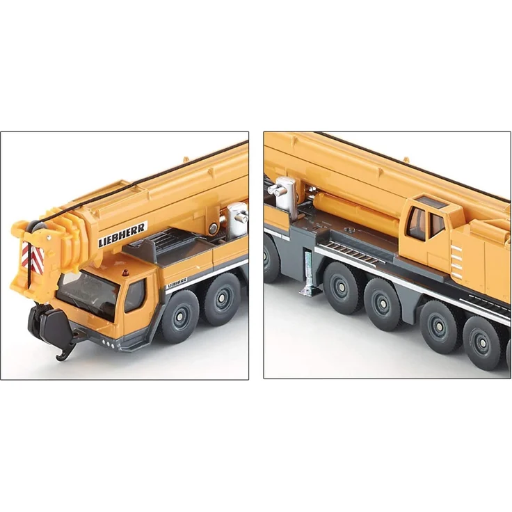 siku 1886, Mobilkran Liebherr, 1:87, Metall/Kunststoff, Gelb, Bewegliche Teile – Bild 4