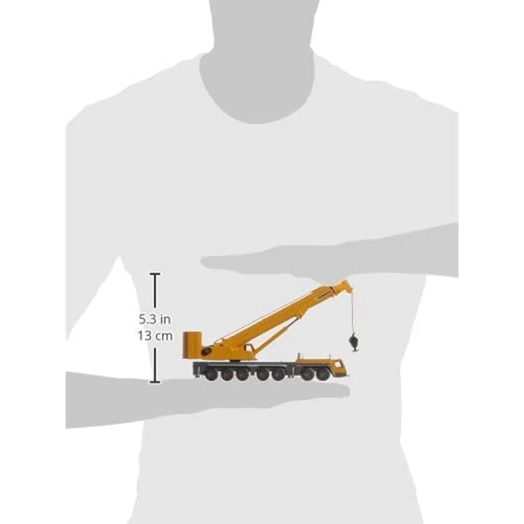 siku 1886, Mobilkran Liebherr, 1:87, Metall/Kunststoff, Gelb, Bewegliche Teile – Bild 9