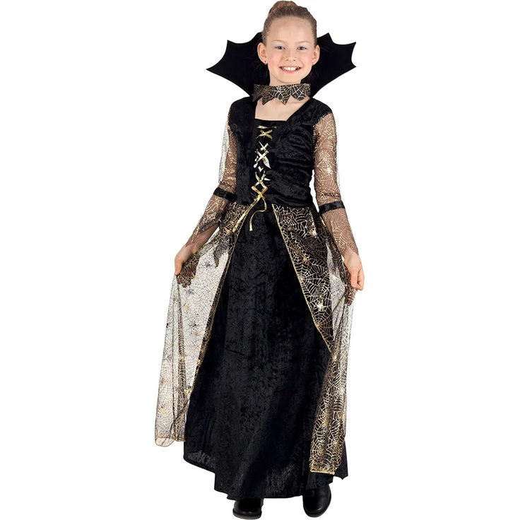 Boland 78067 - Kinderkostüm Spiderella Halloween Kostüm 7-9 Jahre – Bild 1