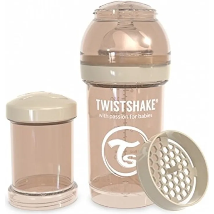 Twistshake 78253 - Babyflasche, Pastell Beige