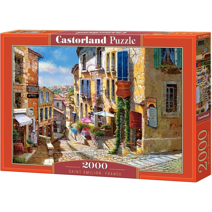 Castorland C-200740-2 Saint Emilion,France, 2000 Teile Puzzle, bunt