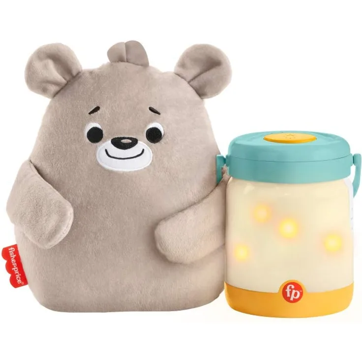 Bärchenbaby mit Glühwürmchen-Nachtlicht