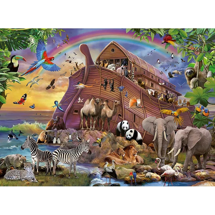 Ravensburger 150 Teile XXL Puzzle Unterwegs mit der Arche – Bild 3