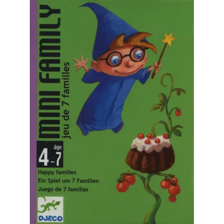 Djeco Kartenspiele DJECOcartas Mini Family, Mehrfarbig, 36