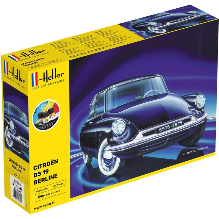 Heller 56795 STARTER KIT Citroen DS 19