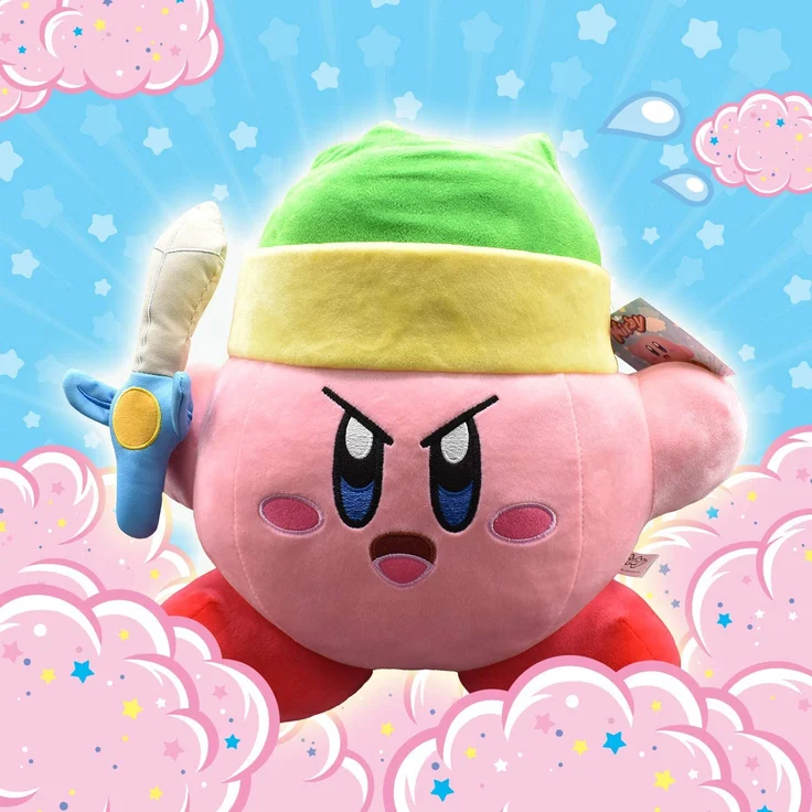 Nintendo Kirby Link, Mega Plüsch, XL-Plüschfigur, 45 cm – Bild 4
