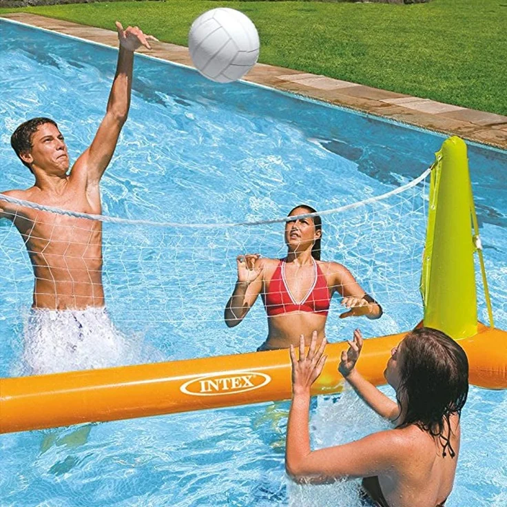 INTEX Volleyball Wasserspiel Volleyballnetz Wasserballspiel Wasserspielzeug – Bild 1