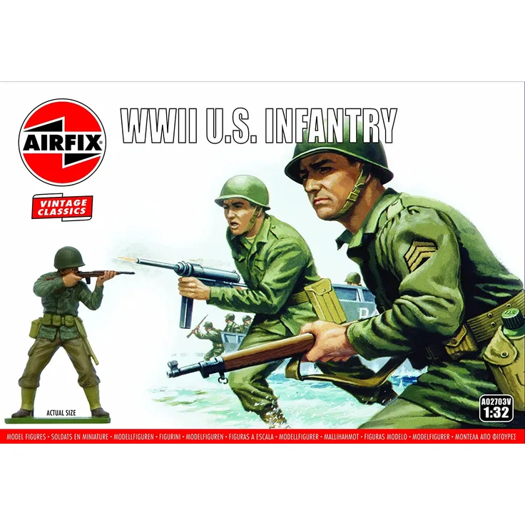 Airfix A02703V WWII U. S. Infantry