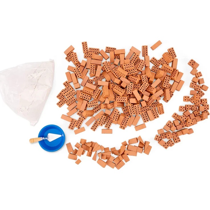 baukasten Erweiterung Junior Stein braun 283-teilig – Bild 3