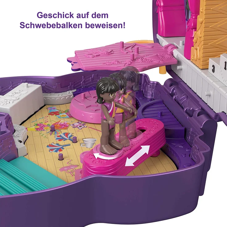 Mattel Polly Pocket Schleifen-Glitzerbühne Schatulle – Bild 5