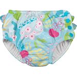 Iplay Ruffle Swim Diaper Badewindel Schwimmwindel Aqua Coral Reef SL 13,5-17kg