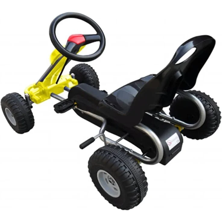 vidaXL Pedal-Gokart Gelb – Bild 3