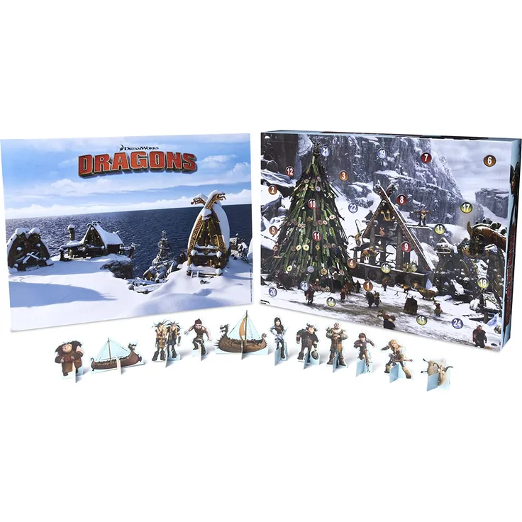 Spin Master 6036479 - DreamWorks Dragons - Adventskalender