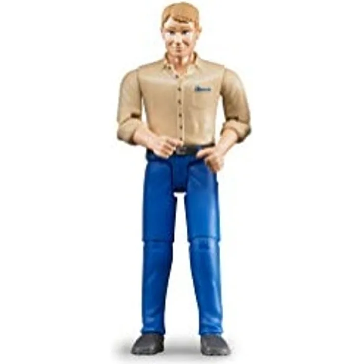 Bruder 60006 Mann mit hellem Hauttyp und Blauer Hose
