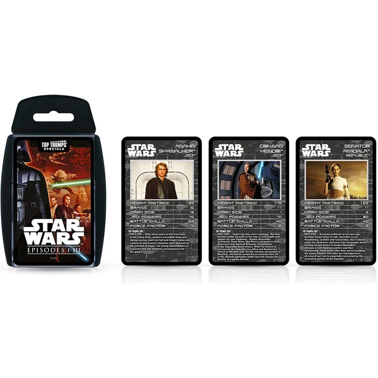 Star Wars Episodes 1-3 Top Trumps Specials Kartenspiel – Bild 5