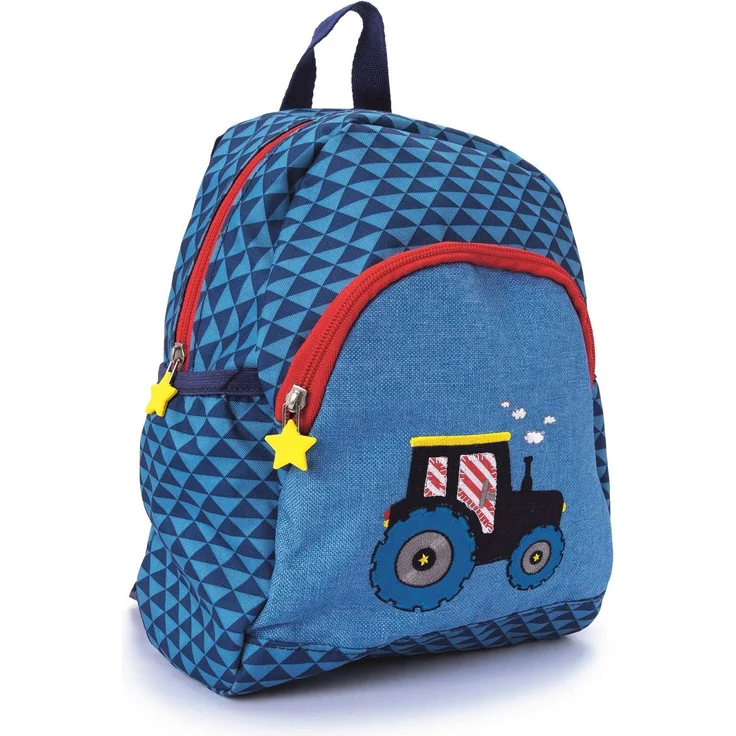 Kleine Freunde Traktor Rucksack 4tlg. Set mit Brotdose und Trinkflasche für den Kindergarten – Bild 2