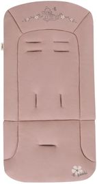 Hauck Universal Sitzauflage für Buggys, Kinderwagen, Fahrradanhänger, Baumwolle, Atmungsaktiv, Weich, Einfache Befestigung ,Sommer & Winter, Bambi Rose