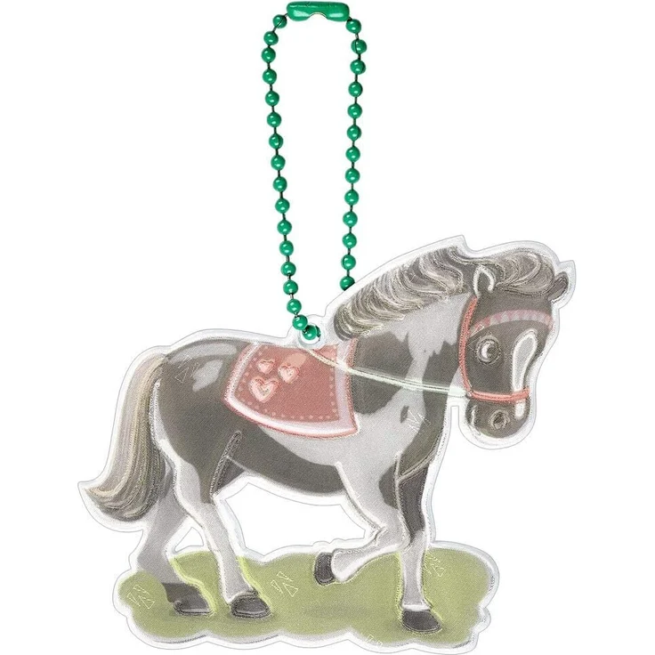moses. Mädchen Glimmis Reflektor Pony | Beidseitig reflektierend Anhänger, bunt, Einheitsgröße – Bild 1