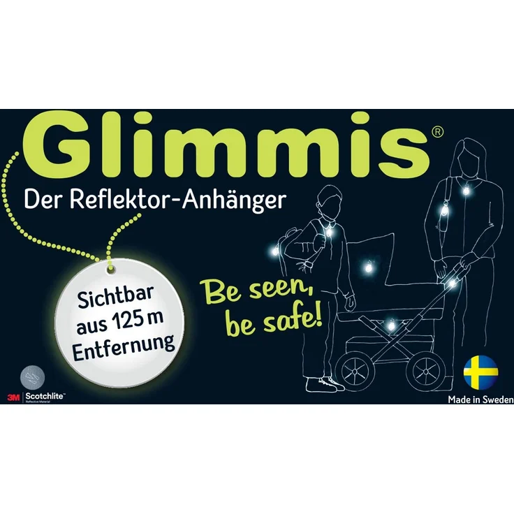 moses. Mädchen Glimmis Reflektor Pony | Beidseitig reflektierend Anhänger, bunt, Einheitsgröße – Bild 2