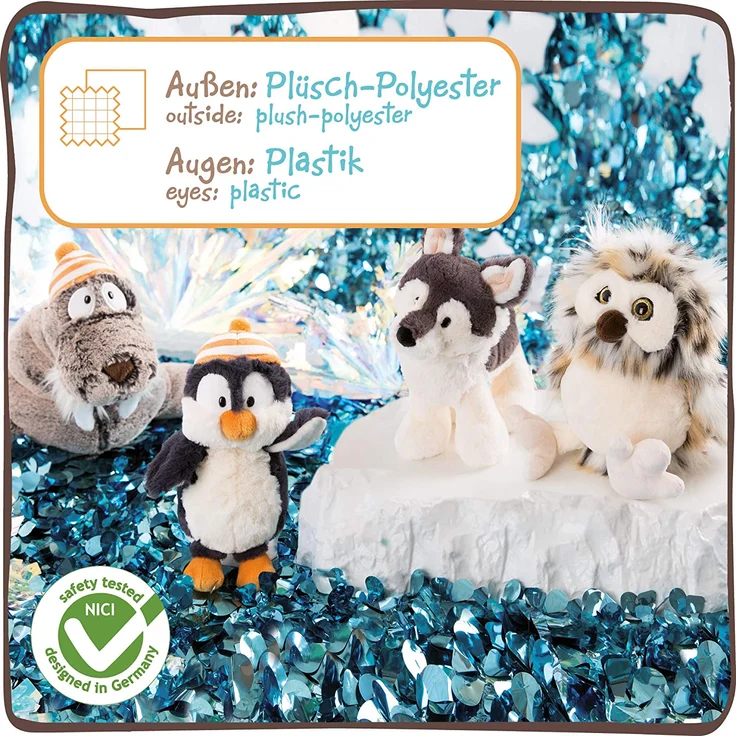 Nici Pinguin Peppi 25cm Schlenker Kuscheltier – Bild 4