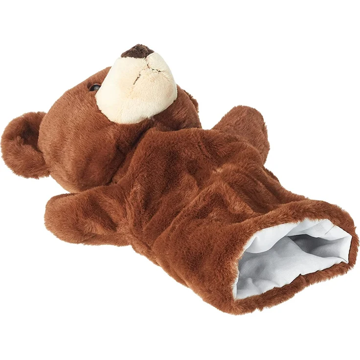 Heunec 393875 Handspielpuppe Bär, braun – Bild 3