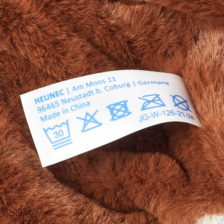 Heunec 393875 Handspielpuppe Bär, braun – Bild 5