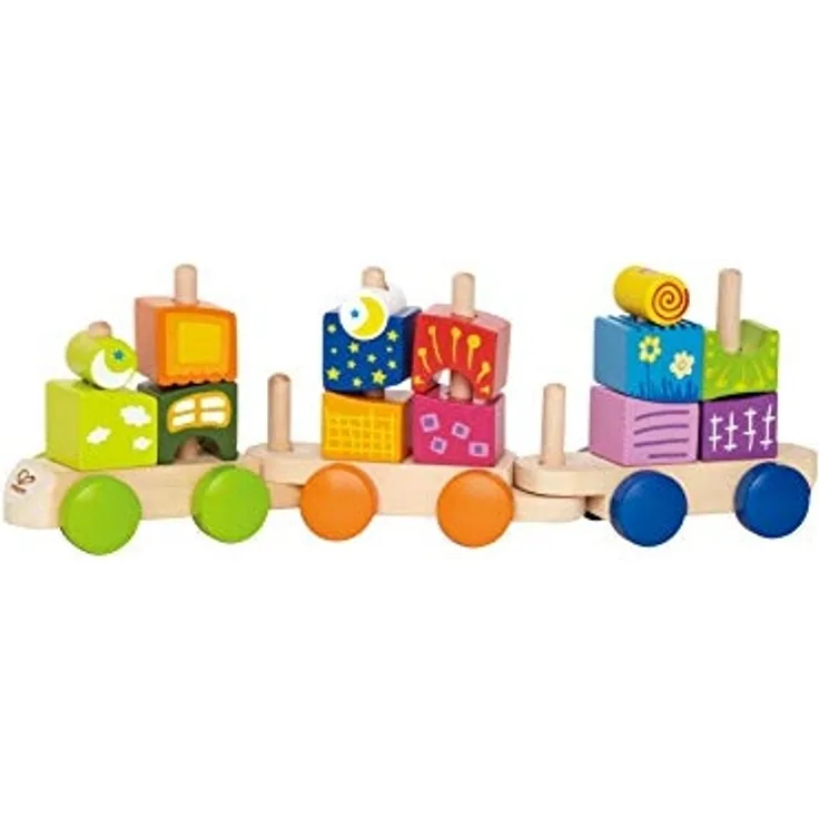 Hape E0417A E0417-Fantasiebausteine Eisenbahn