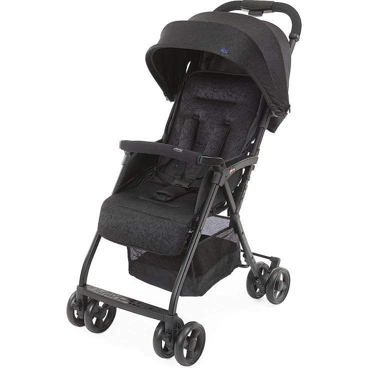 Chicco Ohlala 3 Betthimmel Leichtgewichtiger Kinderwagen Beide Geschlechter Feste Räder Faltbar Grün – Bild 1